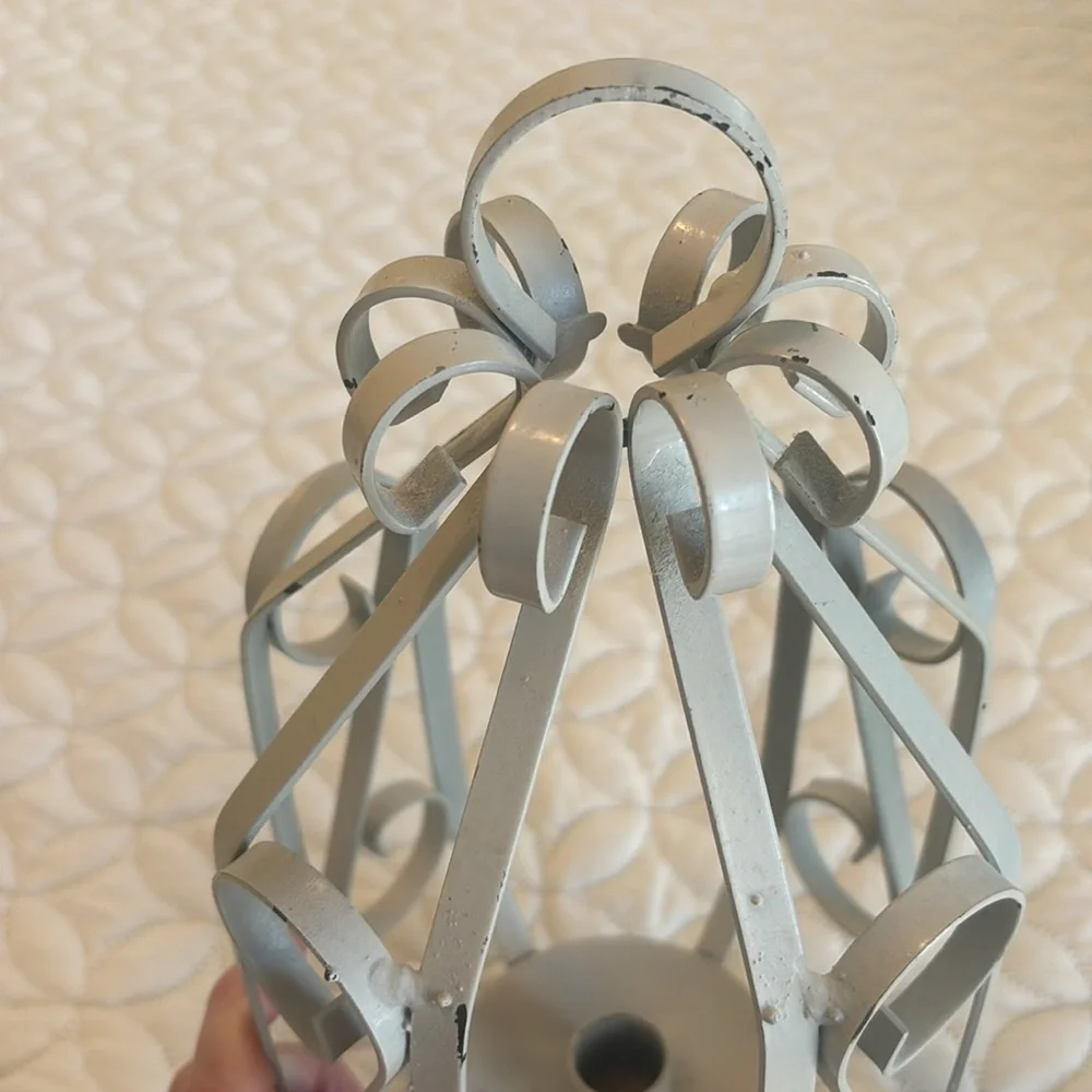 Heavy Metal Candle Holder for taper hanging or sitting holder